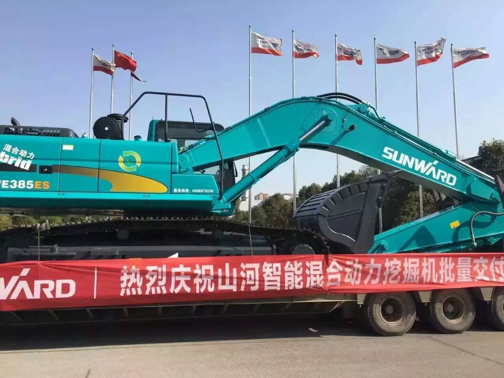 就這樣被你征服！山河智能100臺(tái)液壓混合動(dòng)力挖掘機(jī)挺進(jìn)礦山